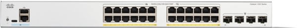 Cisco Catalyst C1200-24FP-4G-RF Διαχειριζόμενος Gigabit Ethernet Switch L2 με PoE Λευκό