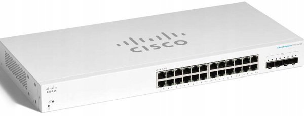 Cisco CBS220-24T-4X-EU-RF Διαχειριζόμενο L2 Gigabit Ethernet Δίκτυο Λευκό (10/100/1000)
