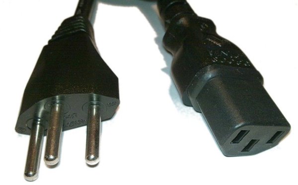 Cisco - Stromkabel - IEC 60320 C15 zu SEV 1011 (M) - Wechselstrom 250 V - 2.5 m - Schweiz - fur Nexus 93108TC-EX, 93180YC-FX, 9336C-FX2, 9372PX-E, UCS SmartPlay Select C3260