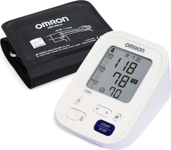 Πιεσόμετρο Medel OMRON M3 Αυτόματο πιεσόμετρο βραχίονα HEM-7154-E /MY20/- Μέγεθος OMRON HEM-7154-E