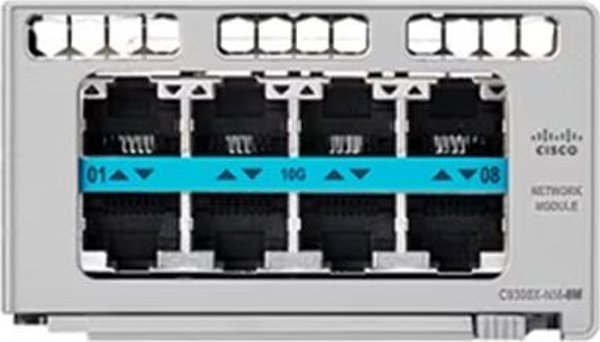 Cisco Cisco Catalyst 9300 Series Network Module - Επεκτατικό Μοντέλο - 100M/1G/2.5G/5G/10 Gigabit Ethernet x 8