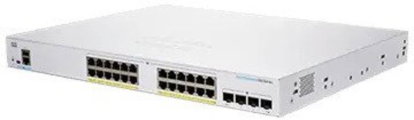 Cisco CBS250-24P-4X-EU-RF διαχείριση δικτύου L2/L3 Gigabit Ethernet (10/100/1000) Ασημί