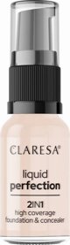 Claresa Claresa Υγρό Τελειότητα 2σε1 101 Light 18g