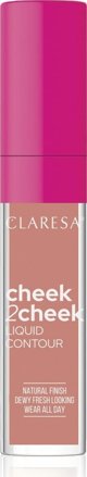Claresa Cheek2Cheek Υγρό Ρουζ Προσώπου 01 Tea Rose 6.5g