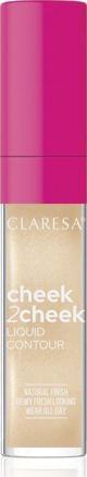 Claresa Cheek2Cheek Υγρό Highlighter Προσώπου, 02 Glam Glow, 7g