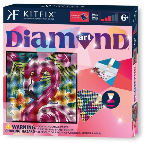 Clarins ΣΕΤ ΚΑΤΑΣΚΕΥΗΣ DIY Diamond Art Flamingo