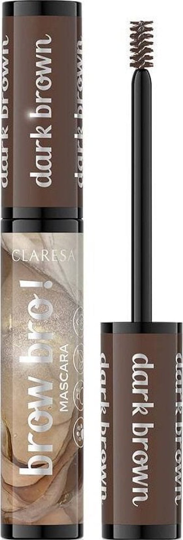 Claresa Brow Bro! μάσκαρα φρυδιών 02 Dark Brown 8ml