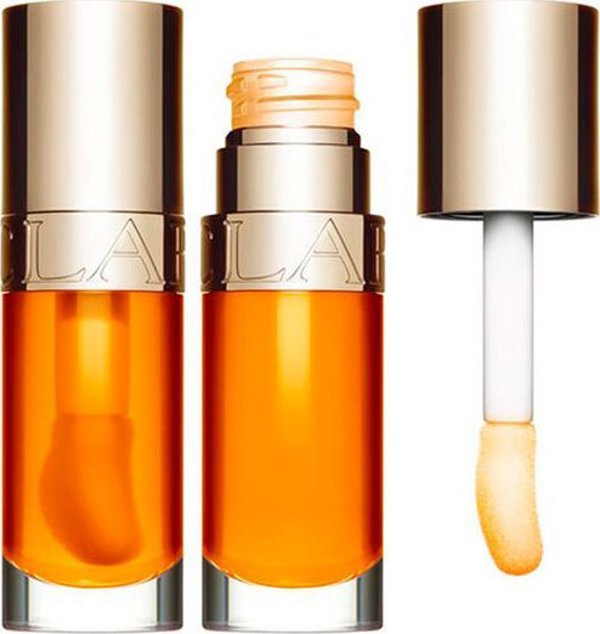 Clarins Lip Comfort Oil 01 Honey Ενυδατικό Λάδι Χειλιών 7ml