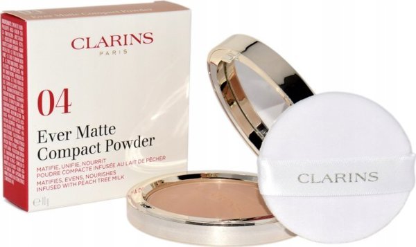Clarins Ever Matte Compact Powder 04 Medium - Ματ Πούδρα Προσώπου