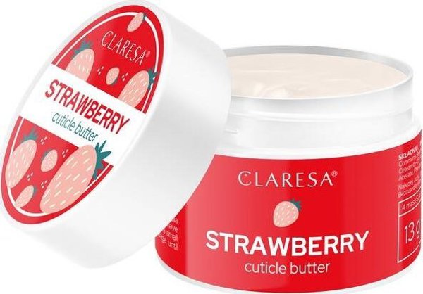 Claresa Claresa Cuticle Butter βούτυρο για επωνύχια Φράουλα 13g