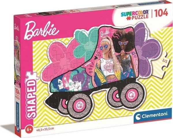 Clementoni Παζλ Barbie 104 Κομμάτια, Εκπαιδευτικό Παιχνίδι για Παιδιά από 6 Ετών
