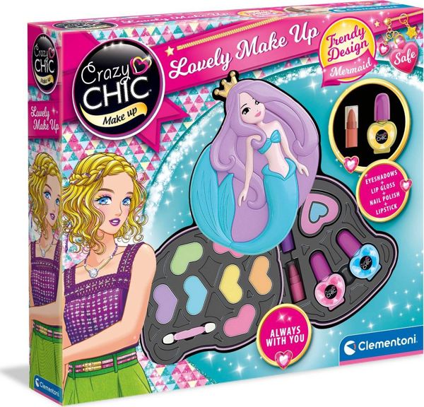 Clementoni Clementoni Crazy chic Καλλυντικά Γοργόνα. Lovely make up Mermaid 18652