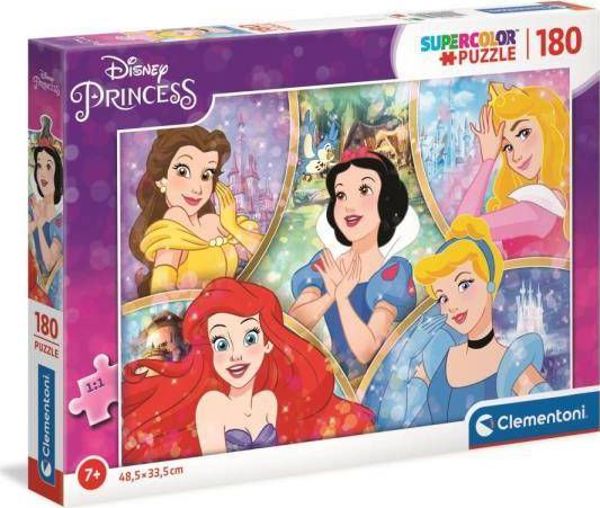 Clementoni Παζλ Disney Princess 180 Κομμάτια, 48.5x33.5cm, 7+ Ετών