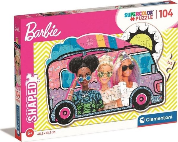 Clementoni Παζλ Barbie Μοναδική Συλλογή 104 Τεμάχια, Για Παιδιά Από 6 Ετών