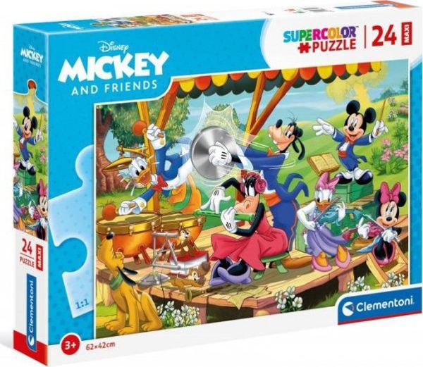 Clementoni Παζλ Maxi 24 Τεμαχίων Δαπέδου Mickey & Friends, 24218
