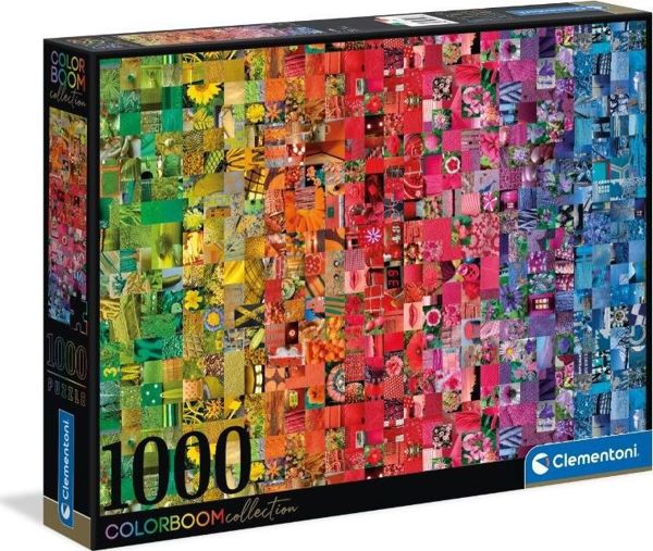 Clementoni Παζλ 1000 κομματιών color boom Κολάζ 39595