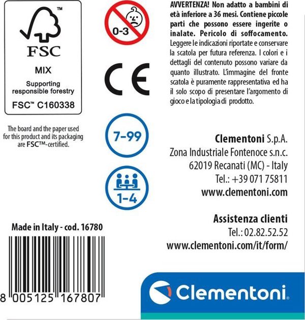 Clementoni BOARD GAME BRAIN FREEZE 1 16780