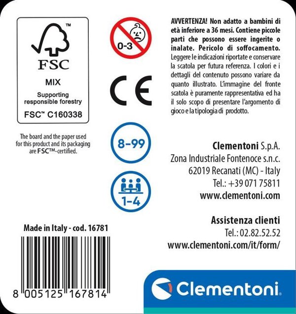 Clementoni BOARD GAME BRAIN FREEZE 2 16781