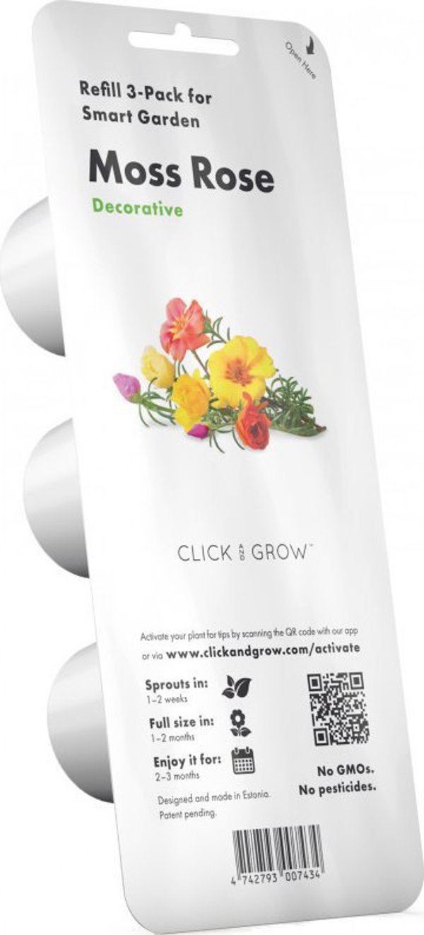 Click And Grow Click & Grow Smart Garden ανταλλακτικό Moss Rose 3 τεμ