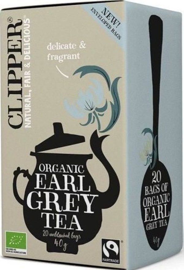 Clipper Clipper - Βιολογικό Τσάι Earl Grey - Herbata 20 Torebek