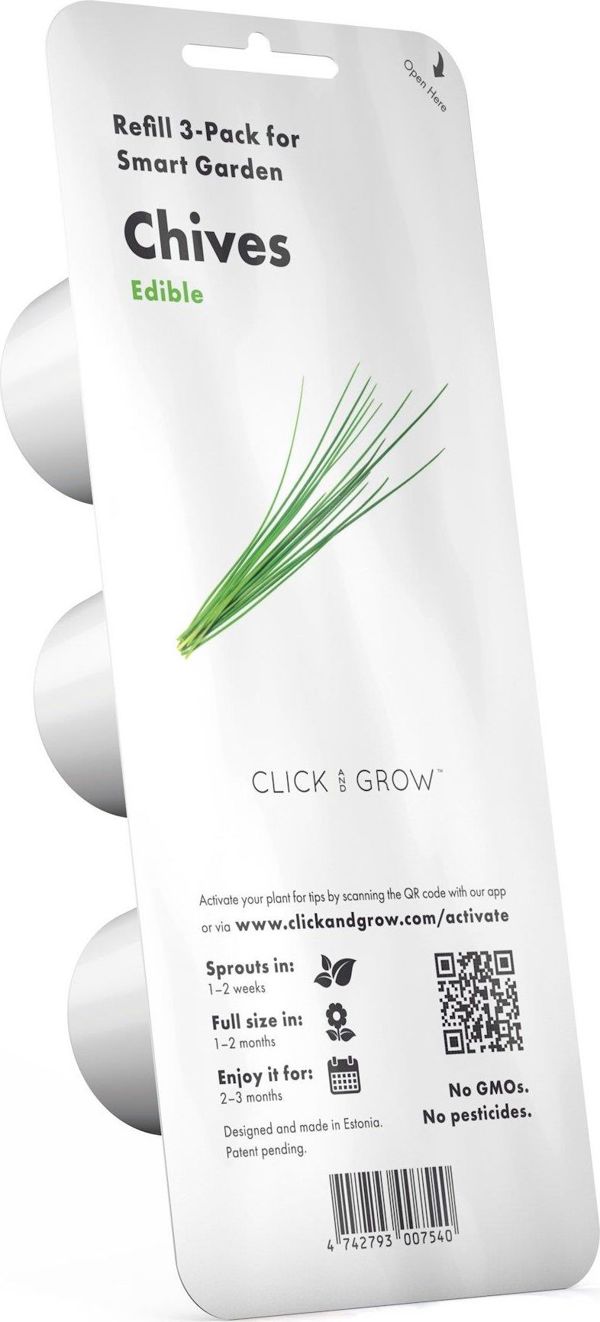 Κάψουλες σπόρων Click And Grow Smart Soil Chives 3 συσκευασίες 6258675 4742793008349