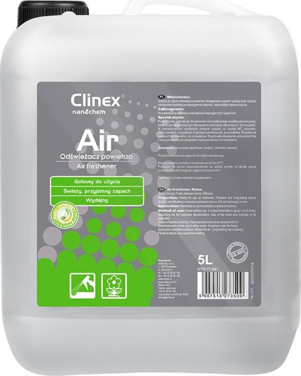 Clinex Air Αποσμητικό Χώρου & Επιφανειών - Άρωμα Χαλάρωσης, 5L