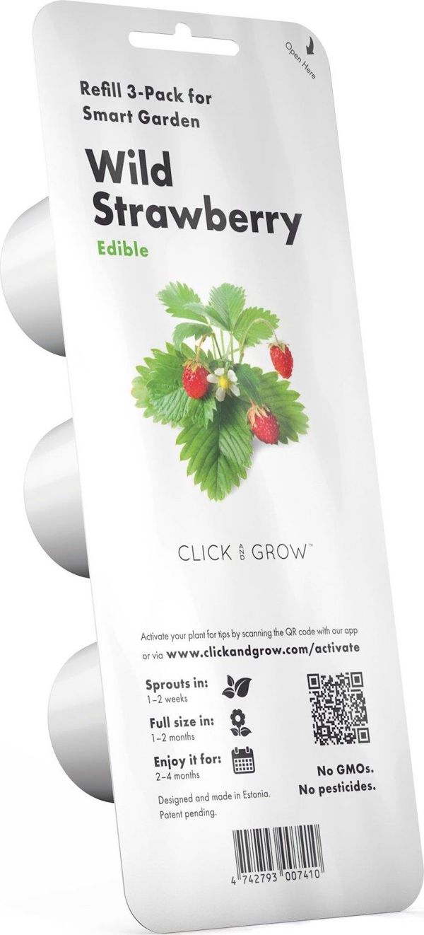 Click And Grow Κάψουλες με σπόρους Smart Soil Φράουλα 3πακ