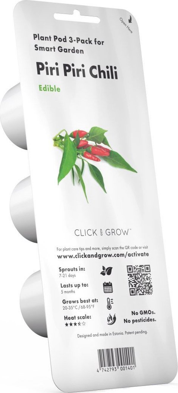 Click And Grow Click & Grow Smart Garden refill Piri Piri Chili Pepper 3pcs