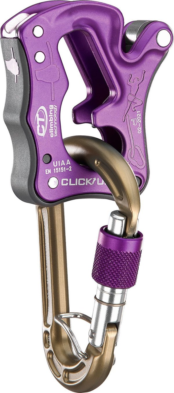 Climbing Technology Climbing Technology Συσκευή Κατάβασης/Ασφάλισης CT Click Up Kit - Μπορντό