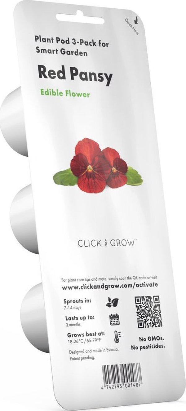 Click And Grow Click & Grow Smart Garden Refill Red Pansy 3pcs