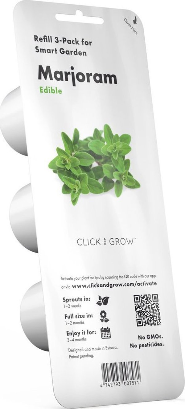 Click And Grow Click & Grow Smart Garden ανταλλακτικό Μαντζουράνα 3 τεμ