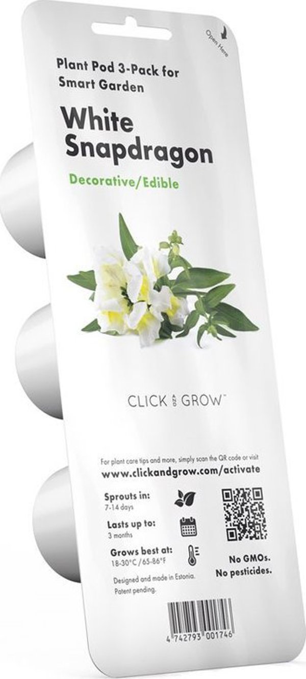 Click And Grow Click & Grow Έξυπνη Αναπλήρωση Λευκό Snapdragon 3 τεμάχια