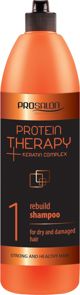 Clinique Prosalon Protein Therapy Keratin Complex 1 Shampoo Για Ξηρά Και Κατεστραμμένα Μαλλιά Κερατίνη & Εκχύλισμα Αλόης 1000g