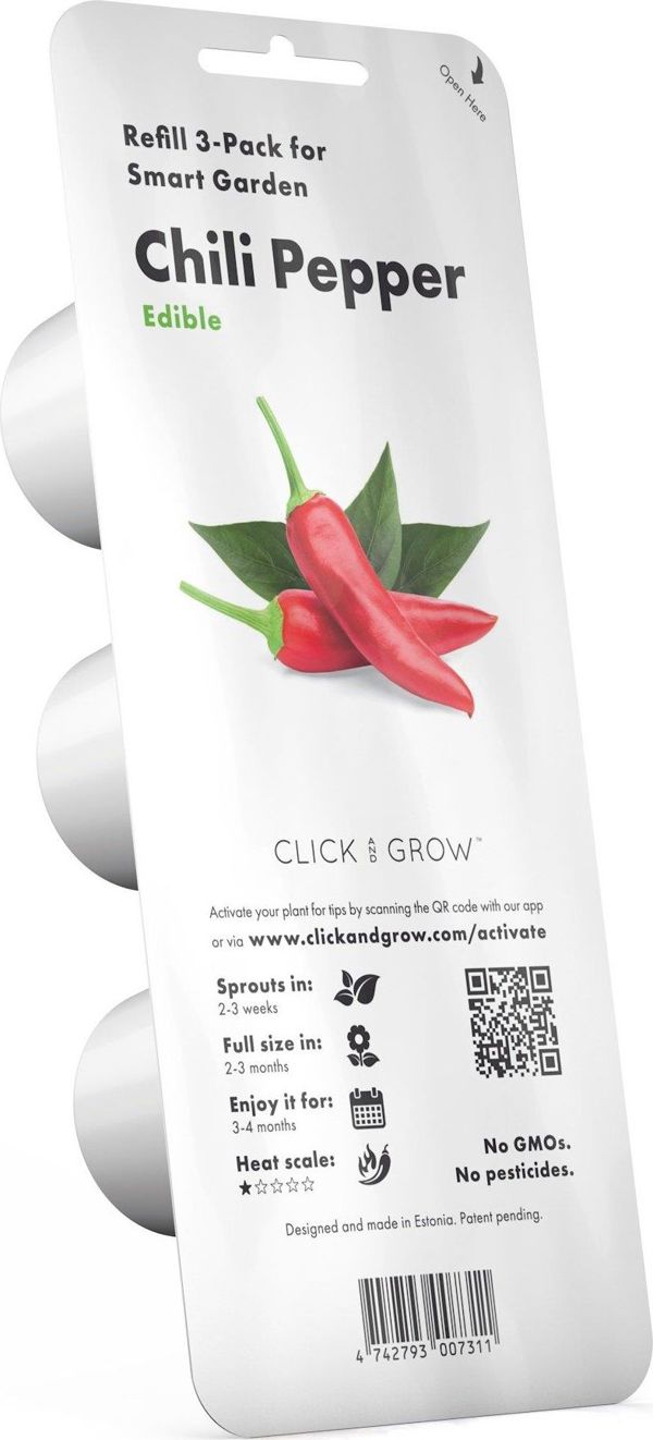 Click And Grow Click&Grow Smart Soil Κάψουλες σπόρων πιπεριού τσίλι 3 συσκευασίες 6258670 4742793007311