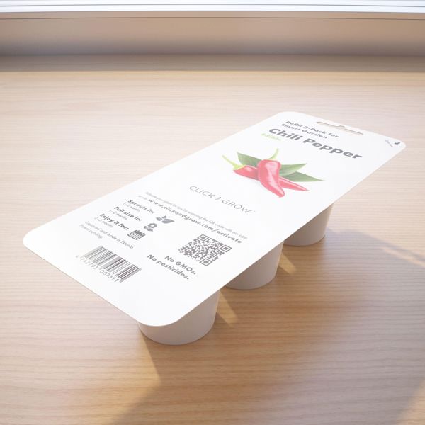 Click And Grow Click&Grow Smart Soil Κάψουλες σπόρων πιπεριού τσίλι 3 συσκευασίες 6258670 4742793007311
