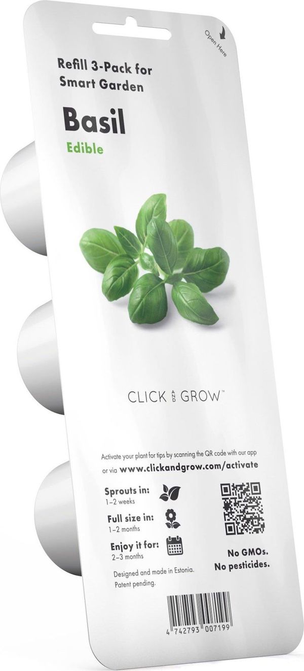 Click And Grow Click&Grow Smart Soil κάψουλες σπόρων βασιλικού 3 συσκευασίες 6258673 4742793007199