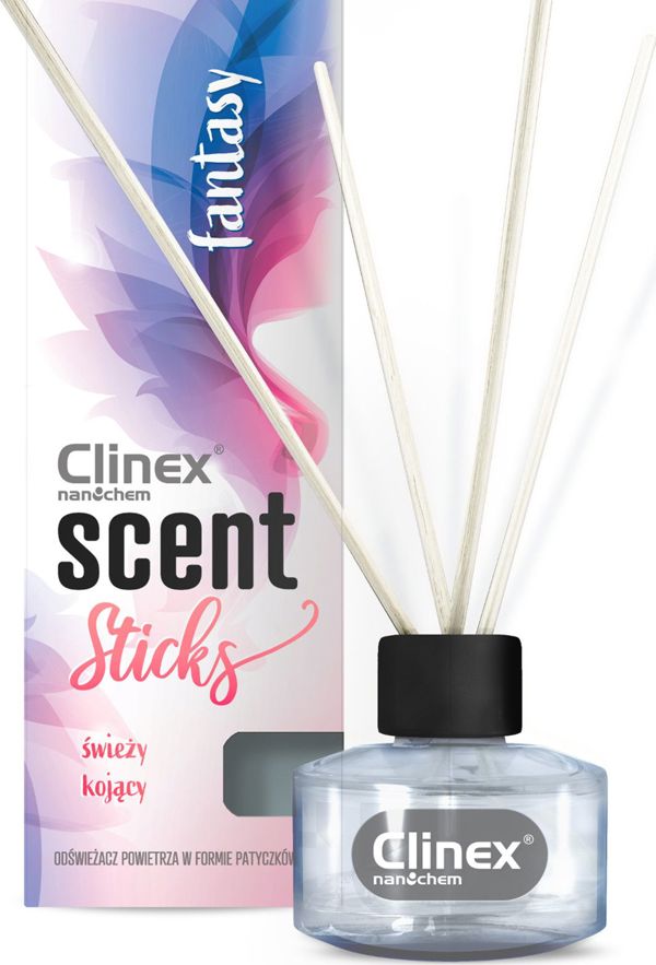 Clinex Scent Sticks Fantasy Αρωματικά Χώρου με Στικς 45ml