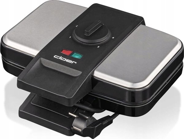 Cloer Cloer Brussels waffle iron 1459 c2 heavy (stainless steel/black, 1,000 watts)