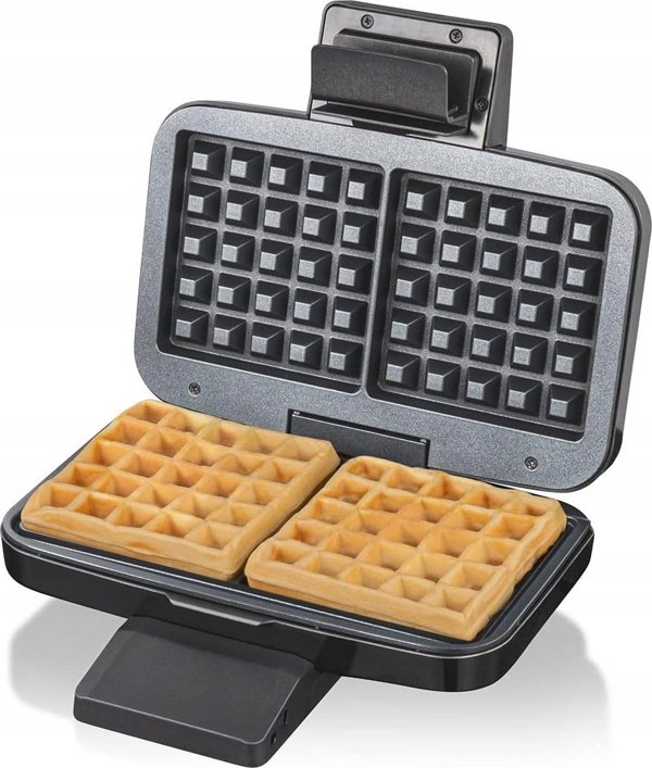 Cloer Cloer Brussels waffle iron 1459 c2 heavy (stainless steel/black, 1,000 watts)