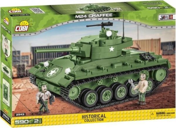 Cobi WW2 M24 Chaffee - Σετ Κατασκευών 590 Κομμάτια με 2 Φιγούρες (2543)