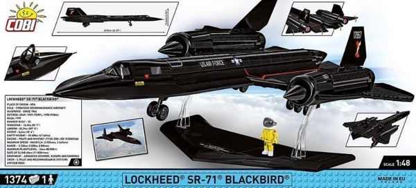 Cobi Κλοκί Σαμόλοτ Lockheed SR-71 1374 στοιχεία