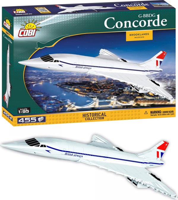 Cobi Historical Collection Concorde G-BBDG (1917)