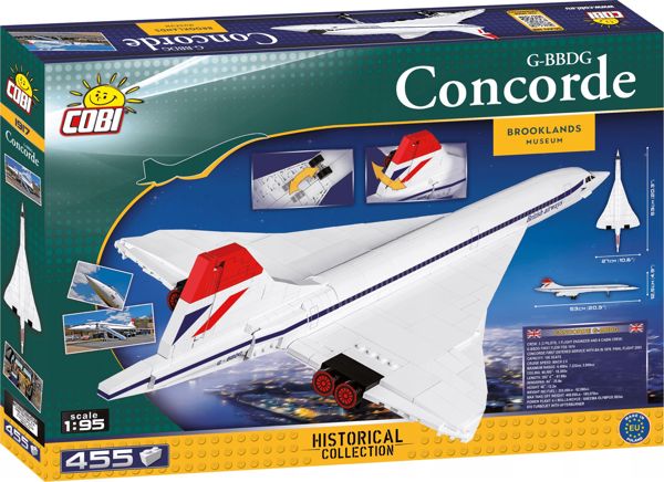 Cobi Historical Collection Concorde G-BBDG (1917)