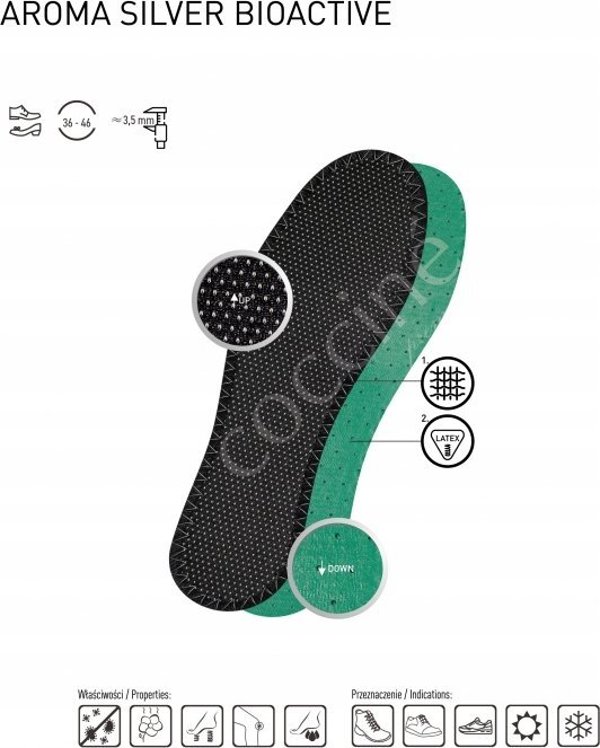Coccine Coccine Aroma Silver Bioactive 665/10 44