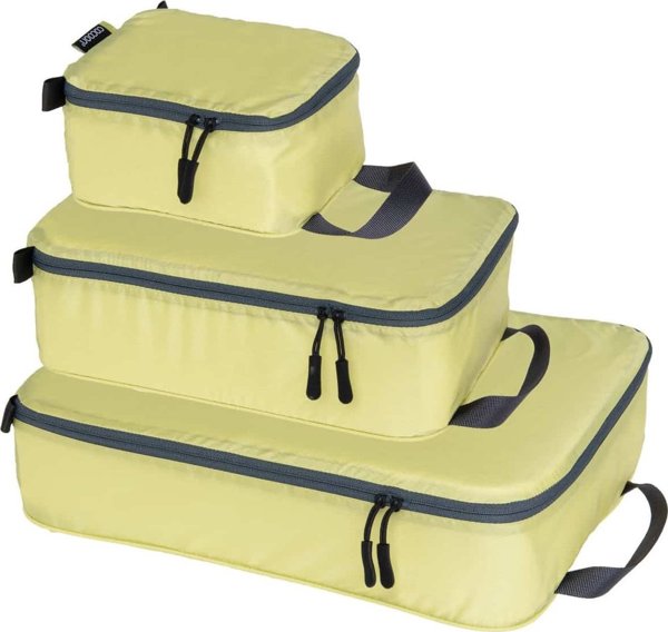 Σετ κύβων συσκευασίας Cocoon COCOON Packing Cube Set - Birch - Sunny Lime