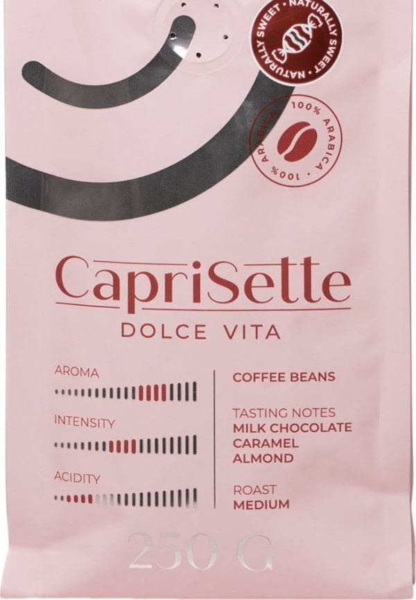 Κόκκοι καφέ Caprisette Dolce Vita, 250 g