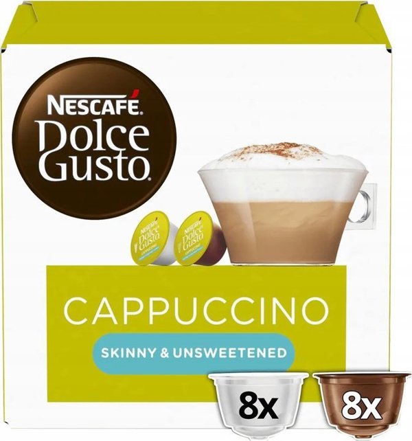 Κάψουλες καφέ NESCAFE(r) Dolce Gusto(r) Skinny Cappuccino, 8+8 τεμ.