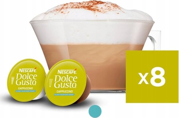 Κάψουλες καφέ NESCAFE(r) Dolce Gusto(r) Skinny Cappuccino, 8+8 τεμ.