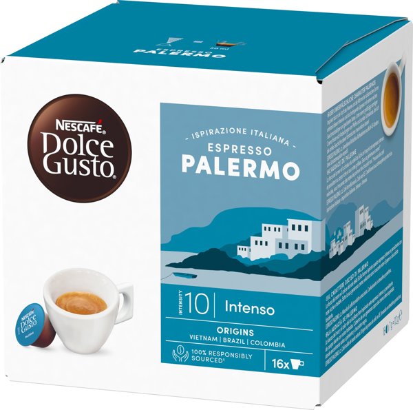 Κάψουλες καφέ NESCAFE(r) Dolce Gusto(r) Παλέρμο, 16 τεμ.