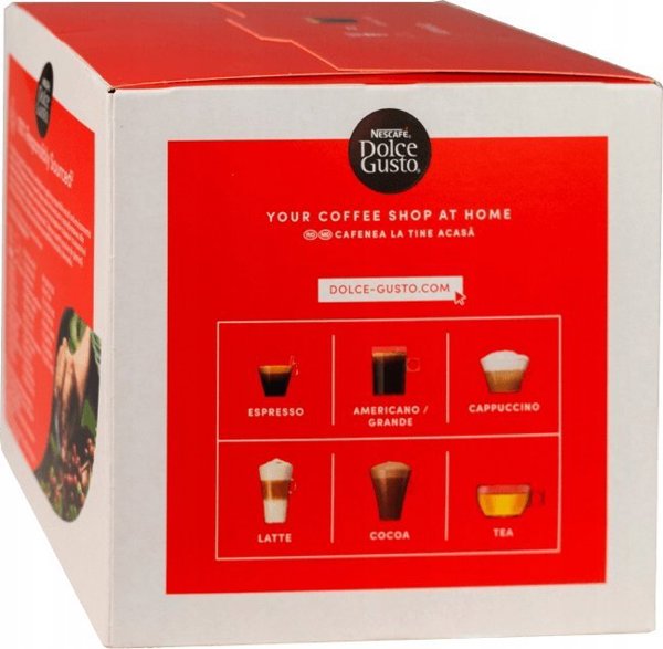 Κάψουλες καφέ NESCAFE(r) Dolce Gusto(r) Lungo, 16 τεμ.